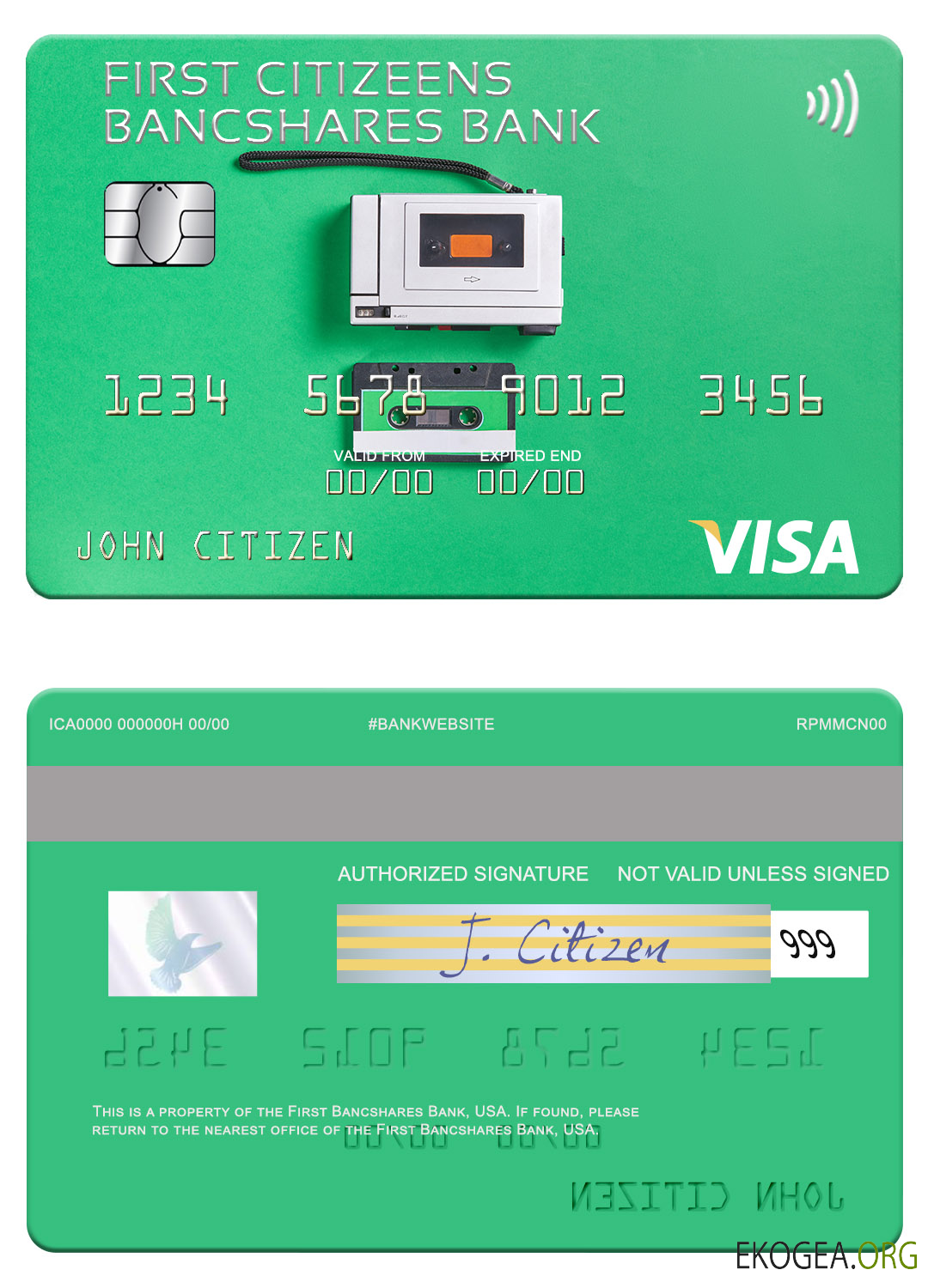 Carte visa BancShares Bank pour les premiers citoyens des États Unis